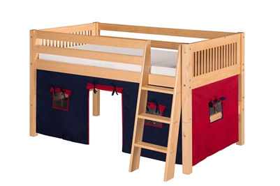 Camaflexi Low Loft Playhouse Bed