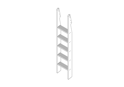 Camaflexi Ladder for High Loft Bed