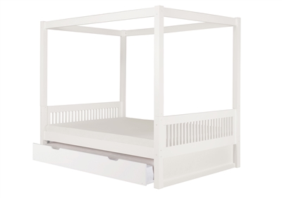 Camaflexi Full Canopy Bed with Trundle