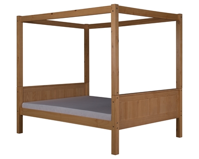 Camaflexi Full Canopy Bed with Drawers