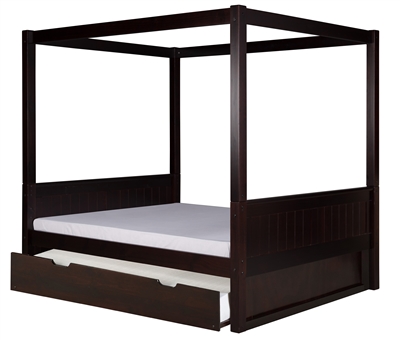 Camaflexi Full Canopy Bed with Trundle