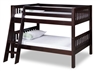 Expanditure Low Bunk Bed - Angle Ladder - Mission Style - Cappuccino