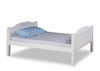 Expanditure Twin Bed With Twin Trundle - Panel Headboard - White