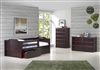 Expanditure Day Bed with Guard Rail & Drawers- Panel Style - Cappuccino