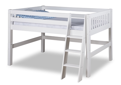 Expanditure Junior Loft Bed - Twin - Mission Style - White