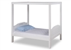 Expanditure Twin Canopy Bed - Panel Style - White