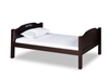 Expanditure Twin Bed - Panel Headboard - Cappuccino
