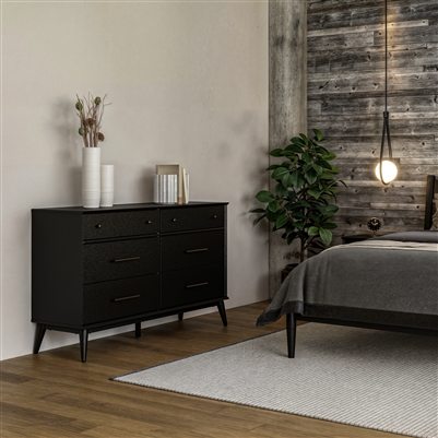 Mid-Century Six Drawer Dresser