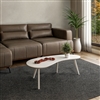Mid Century Modern Coffee Table - White Finish