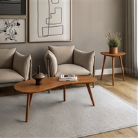 Mid Century Modern Coffee Table - Castahno Finish