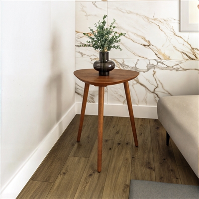 Mid Century Modern End Table - Castahno Finish