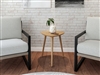 Mid Century Modern End Table - Oak Finish