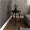 Mid Century Modern End Table - Black Finish