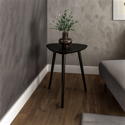 Mid Century Modern End Table - Black Finish