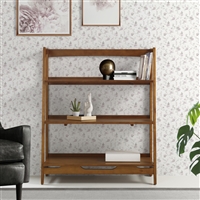 Mid Century Open Shelving Unit- Castahno Finish