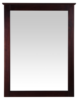 Camaflexi Shaker Style Mirror for 6 Drawer Dresser - Cappuccino Finish