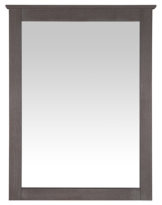 Camaflexi Shaker Style Mirror for 6 Drawer Dresser - Weathered Grey Finish