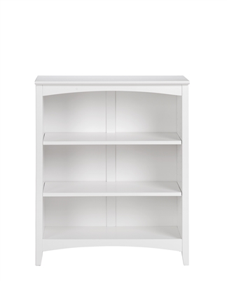 Shaker Style Bookcase - 36"H - White Finish