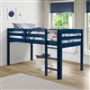 Tribeca Full Size Junior Loft Bed - Blue Finish