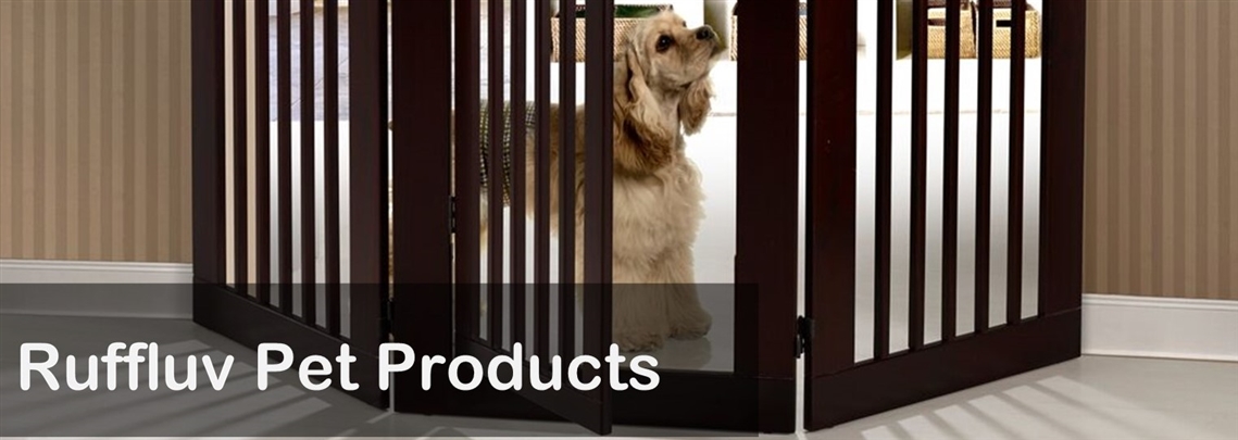 Buy Ruffluv Pet Gates and Crates Safety Style and Flexibility