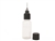 Top-of-the-line ORa henna applicator bottle.  Choose your size ORa metal tip and your size soft squeeze henna bottle for creating finely controlled henna lines for henna tattoos.