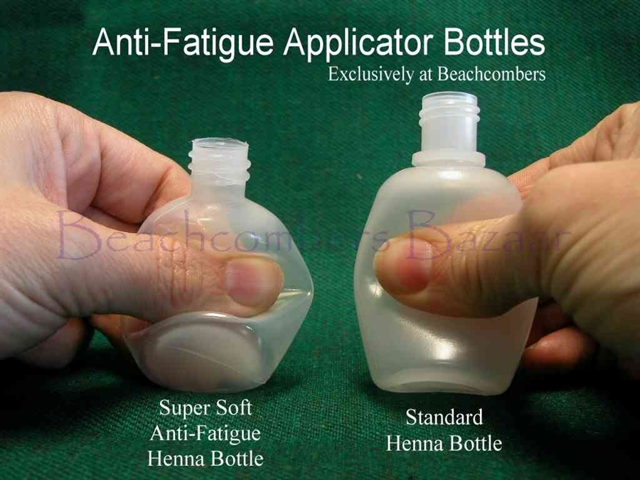 1/2 ounce round plastic precision tip bottle applicator