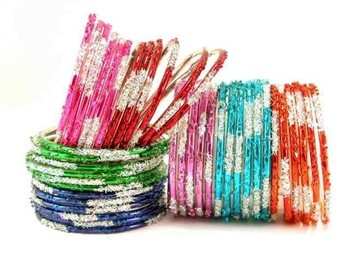 Deluxe Bangle Kit 42 Glass Indian Bollywood Belly Dance Bracelets