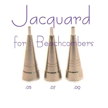 Get all 3 sizes of Jacquard tips for jac bottles.  Jac Jaq bottles are popular for henna beginners and make henna easy.