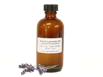 Lavender oil is a great mehndi oil to add to henna paste. It's high in terps to darken your henna tattoo stain and smells divine.