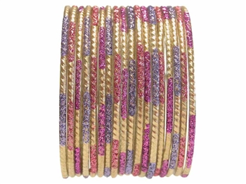 Pink and Purple Princess Bangles