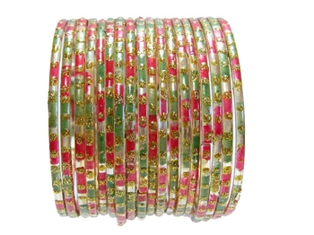 Classic Indian Glass Bangle Bracelets