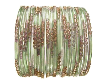 Translucent Indian Glass Bangles Bracelet Sets