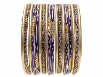 Pretty Indian Glass Bangles Set