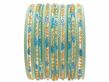 Pretty Indian Glass Bangles Set