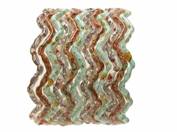 Fun Zig Zag Indian Glass Bangles