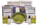 This henna kit is specially created for fundraisers and provides enough henna to experiment and learn henna basics while leaving you enough henna to do 200-400 standard size henna tattoos.