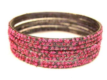 Magenta Indian GLASS Bracelets Build-A-Bangle S 2.6