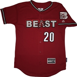 LI Beast Custom Piped Majestic Cool Base Jersey