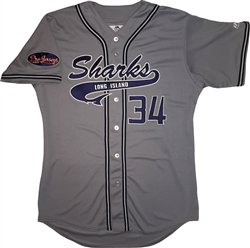 Pro Style Long Island Sharks Majestic Cool Base Jersey