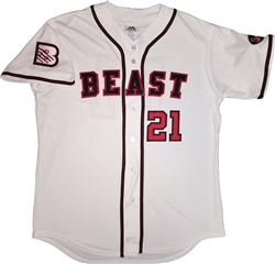 Pro Style LI Beast Majestic Cool Base White Jersey