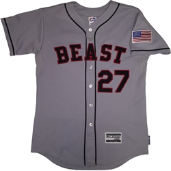 Pro Style LI Beast Majestic Cool Base Grey Jersey