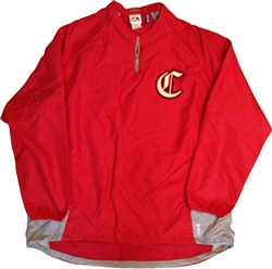 Majestic Chiefs  Pro Style 1/4 Zip Convertible CoolBase Gamer Jacket