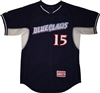 Authentic Bellport Blue Claws Majestic Cool Base Jersey