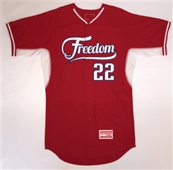 Authentic Team Freedom Majestic Cool Base BP Jersey