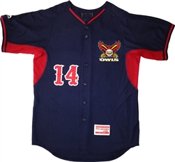 Authentic Majestic Coolbase Islip Owls BP Jersey