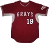 Authentic Majestic Sayville Grays Cool Base BP Jersey