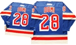 Official CCM 550 New York Rangers #28 Tie Domi Jersey