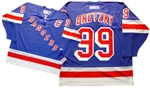 Official CCM 550 New York Rangers "C" #99 Wayne Gretzky Jersey