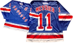 Official CCM 550 New York Rangers "C" #11 Mark Messier Jersey