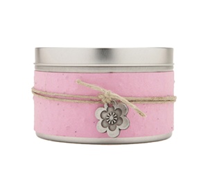 Large Tin Purity Soy Candle Rose Geranium